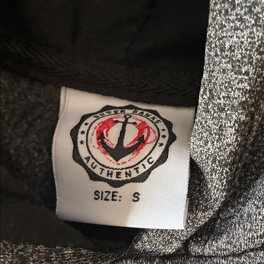 Kids' Hooded Sweatshirt - Charcoal Gray - Picture 4 of 4